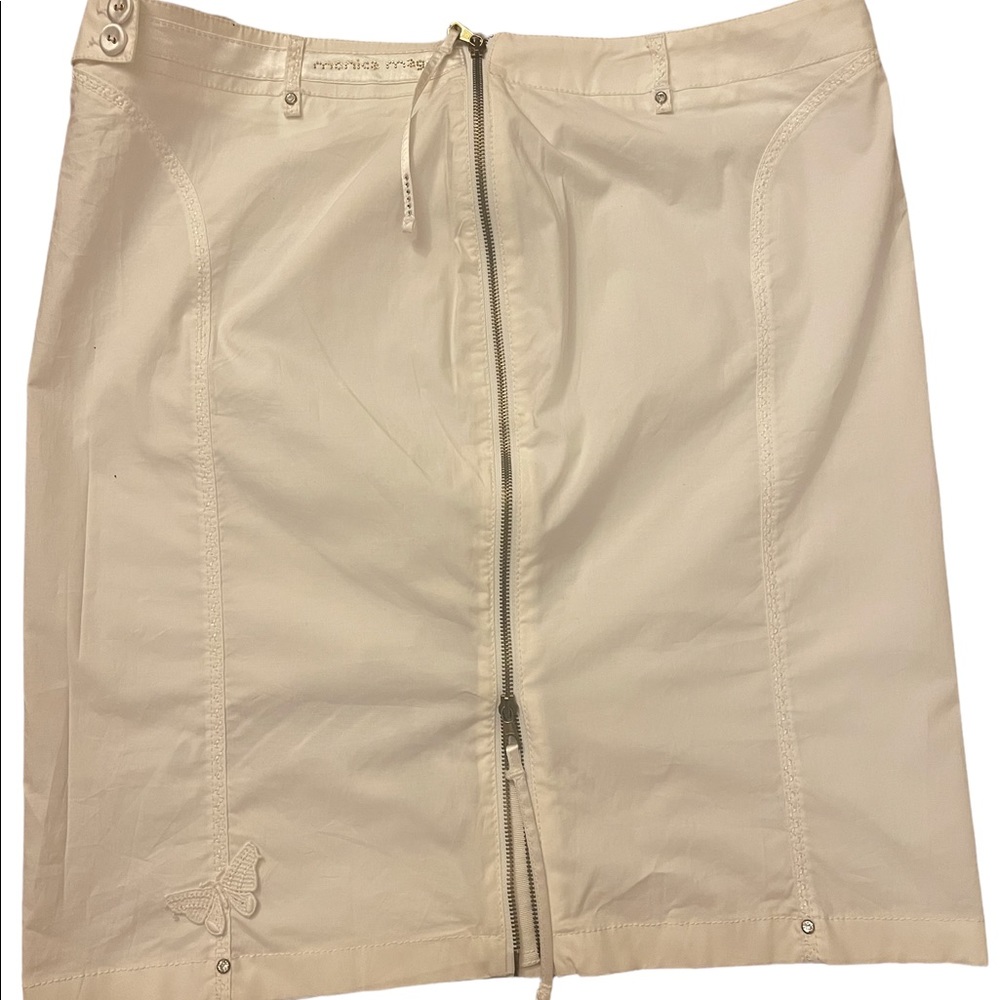 White cotton skirt